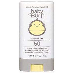 Bum Baby SPF 50 Sunscreen Stick Mineral Roll-On UVA/UVB Face and Body Prote Bum Baby SPF 50 Sunscreen Stick Mineral Roll-On UVA/UVB Face and Body Prote