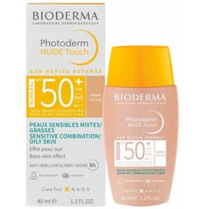Bioderma Photoderm Nude Touch SPF50+ 40ml - Golden - Sunscreen Bioderma Photoderm Nude Touch SPF50+ 40ml - Golden - Sunscreen