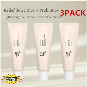 Unbranded 3pcs Rice Sunscreen Probiotics 50ml - Lightweight, Non-Greasy Broad-Spectrum UV Unbranded 3pcs Rice Sunscreen Probiotics 50ml - Lightweight, Non-Greasy Broad-Spectrum UV