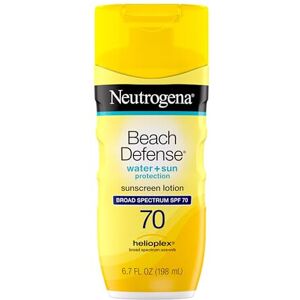 Neutrogena Beach Defense Water Resistant Sunscreen Body Lotion with Broad Spectr Neutrogena Beach Defense Water Resistant Sunscreen Body Lotion with Broad Spectr