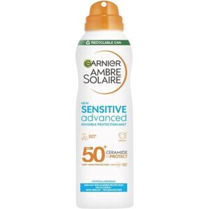Garnier Ambre Solaire SPF 50+ Sensitive Advanced Dry Mist Sun Cream Spray, Water Garnier Ambre Solaire SPF 50+ Sensitive Advanced Dry Mist Sun Cream Spray, Water