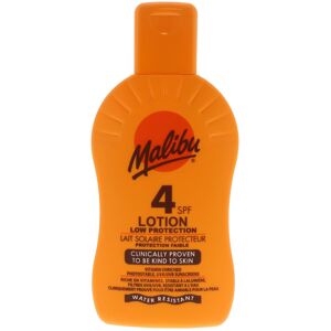 Malibu Sun SPF 4 Lotion, Low Protection Sun Cream, Water Resistant, Vitamin Enriched, 2 Malibu Sun SPF 4 Lotion, Low Protection Sun Cream, Water Resistant, Vitamin Enriched, 2