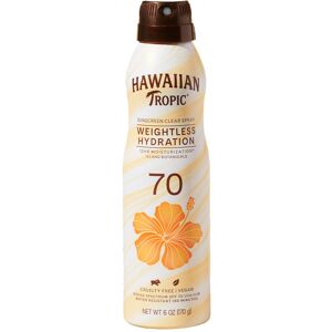 Hawaiian Tropic Weightless Hydration Clear Spray Sunscreen SPF 70 6oz Hawaiia Hawaiian Tropic Weightless Hydration Clear Spray Sunscreen SPF 70 6oz Hawaiia