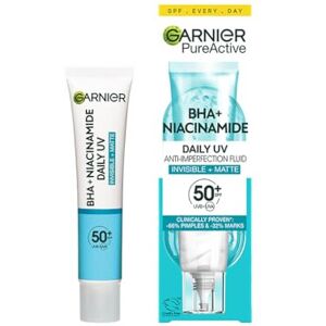 Garnier Sunscreen, With SPF50, Anti Imperfection Fluid, Prevents & Corrects Sun Garnier Sunscreen, With SPF50, Anti Imperfection Fluid, Prevents & Corrects Sun