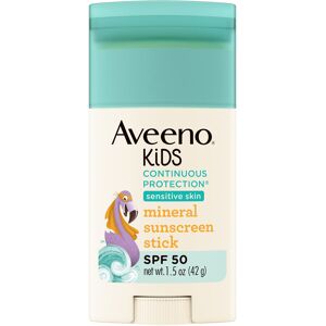 ????? Aveeno Kids Continuous Protection Zinc Oxide Mineral Sunscreen Stick for Sensiti ????? Aveeno Kids Continuous Protection Zinc Oxide Mineral Sunscreen Stick for Sensiti