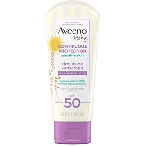 Baby AVEENO Baby Continuous Protection Sensitive Skin Lotion Zinc Oxide S Baby AVEENO Baby Continuous Protection Sensitive Skin Lotion Zinc Oxide S