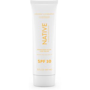 Hjemmehørende Native Sunscreen SPF 30 Zinc Oxide Dermatologist Tested Suitable for Sensitive Hjemmehørende Native Sunscreen SPF 30 Zinc Oxide Dermatologist Tested Suitable for Sensitive