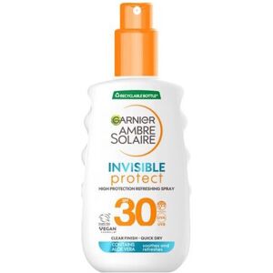 6 x Garnier Ambre Solaire Invisible Protect Refresh SPF30 Sun Protection Spray 1 6 x Garnier Ambre Solaire Invisible Protect Refresh SPF30 Sun Protection Spray 1