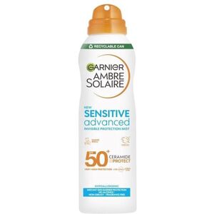 2 x Garnier Ambre Solaire Sensitive Advanced Invisible Protection Mist SPF50+ 15 2 x Garnier Ambre Solaire Sensitive Advanced Invisible Protection Mist SPF50+ 15