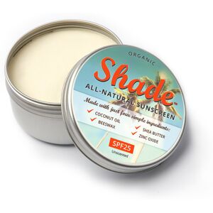 (100ml) Shade All-Natural Sunscreen SPF25 72% Organic Mineral Unscented (100ml) Shade All-Natural Sunscreen SPF25 72% Organic Mineral Unscented