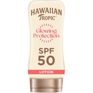 Hawaiian Tropic Glowing Protection Sunscreen Lotion, Water Resistant SPF 50 UVA Hawaiian Tropic Glowing Protection Sunscreen Lotion, Water Resistant SPF 50 UVA