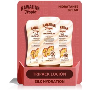 Hawaiian Tropic - Silk Hydration Protective SPF 50 - Protective Sun Lotion with Hawaiian Tropic - Silk Hydration Protective SPF 50 - Protective Sun Lotion with