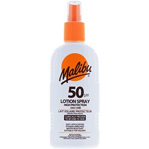 Malibu High Protection Water Resistant Vitamin Enriched SPF 50 Sun-Screen Lotion Malibu High Protection Water Resistant Vitamin Enriched SPF 50 Sun-Screen Lotion