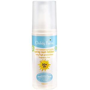 Childs Farm Kids Sun Lotion Spray SPF 50+, 100ml - Water Resistant Childs Farm Kids Sun Lotion Spray SPF 50+, 100ml - Water Resistant