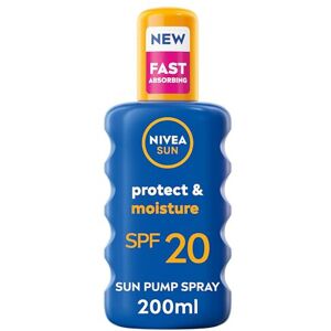 NIVEA SUN Protect & Moisture Lotion SPF 20, 200ml, Vitamin C NIVEA SUN Protect & Moisture Lotion SPF 20, 200ml, Vitamin C