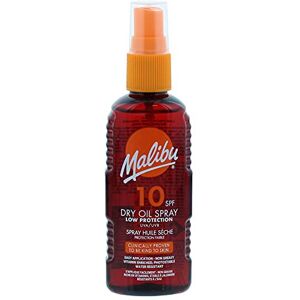 Malibu Sun SPF 10 Non-Greasy Dry Oil Spray for Tanning, Low Protection, Water Re Malibu Sun SPF 10 Non-Greasy Dry Oil Spray for Tanning, Low Protection, Water Re