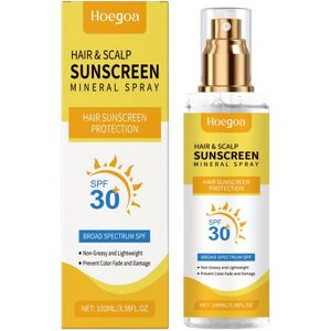 SKESRJTOP (1pc) Hogoa Hair & Scalp Sunscreen Spray With Mineral 30 - Alcohol-Free, Hypoall SKESRJTOP (1pc) Hogoa Hair & Scalp Sunscreen Spray With Mineral 30 - Alcohol-Free, Hypoall