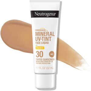 Neutrogena Purescreen+ Tinted Sunscreen for Face with SPF 30 Broad Spectrum Min Neutrogena Purescreen+ Tinted Sunscreen for Face with SPF 30 Broad Spectrum Min