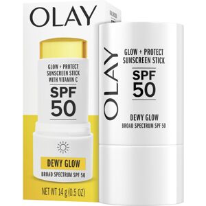 Olay Glow & Protect SPF 50 Face Sunscreen Stick Fragrance Free 0.5 OZ (14 G) Olay Glow & Protect SPF 50 Face Sunscreen Stick Fragrance Free 0.5 OZ (14 G)