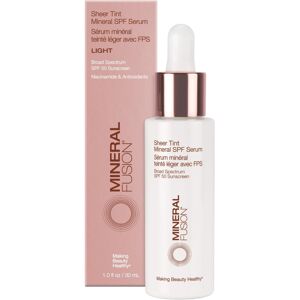 Fusion min rale Mineral Fusion Face Serum Sheer Tint Mineral SPF Serum 1 Fl Oz Light Tinted Fusion min rale Mineral Fusion Face Serum Sheer Tint Mineral SPF Serum 1 Fl Oz Light Tinted