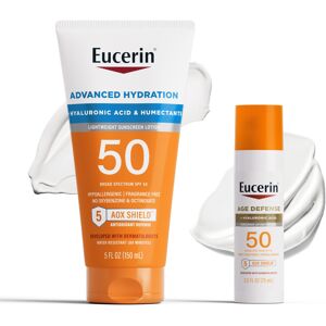 Eucerin Sun Sunscreen Pack with Hyaluronic Acid Advanced Hydration SPF 50 Sunsc Eucerin Sun Sunscreen Pack with Hyaluronic Acid Advanced Hydration SPF 50 Sunsc