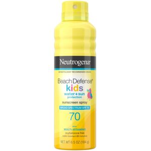 Neutrogena Beach Defense Kids Sunscreen Spray Broad Spectrum SPF 70 6.5 Oz Neutrogena Beach Defense Kids Sunscreen Spray Broad Spectrum SPF 70 6.5 Oz