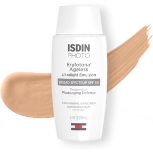 ISDIN Eryfotona Ageless Tinted Mineral Sunscreen for Face SPF 50 Zinc Oxide For ISDIN Eryfotona Ageless Tinted Mineral Sunscreen for Face SPF 50 Zinc Oxide For