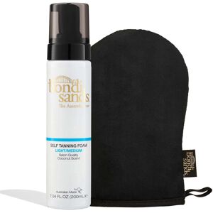 Bondi Sands Light/Medium Self Tanning Foam + Application Mitt Includes Lightwe Bondi Sands Light/Medium Self Tanning Foam + Application Mitt Includes Lightwe