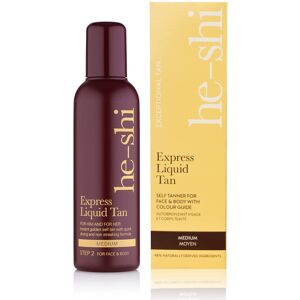 He-Shi Self Tan Express Instant Fake Tan Liquid ? Bronze Natural Quick Dry Formu He-Shi Self Tan Express Instant Fake Tan Liquid ? Bronze Natural Quick Dry Formu