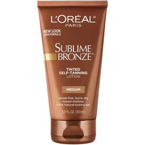 L’Oréal Paris LOreal SUBLIME BRONZE Tinted Self-Tanning Lotion Medium Natural Tan 5 oz L’Oréal Paris LOreal SUBLIME BRONZE Tinted Self-Tanning Lotion Medium Natural Tan 5 oz