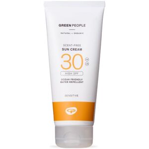 Green People - Scent Free Sun Cream SPF30 - Travel Size Sunscreen - For Sensitiv Green People - Scent Free Sun Cream SPF30 - Travel Size Sunscreen - For Sensitiv