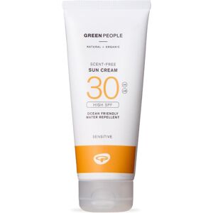 Green People Scent Free Sun Cream SPF30 - Travel Size Sunscreen - For Sensitive Green People Scent Free Sun Cream SPF30 - Travel Size Sunscreen - For Sensitive