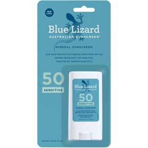 BLUE LIZARD Sensitive Mineral Sunscreen Stick - No Chemical Actives - SPF 50+, 0 BLUE LIZARD Sensitive Mineral Sunscreen Stick - No Chemical Actives - SPF 50+, 0