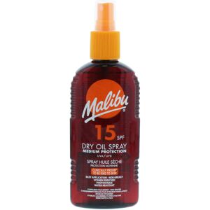 Malibu Sun SPF 15 Non-Greasy Dry Oil Spray for Tanning, Medium Protection, Water Resist Malibu Sun SPF 15 Non-Greasy Dry Oil Spray for Tanning, Medium Protection, Water Resist