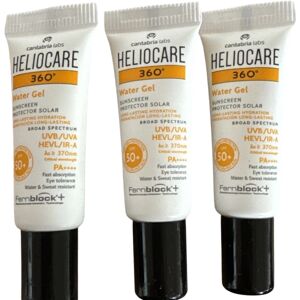 Cantabria Labs Heliocare 360 Water Gel Sunscreen SPF50 3x 3ml Travel Size Cantabria Labs Heliocare 360 Water Gel Sunscreen SPF50 3x 3ml Travel Size