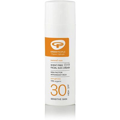 Green People SPF30 Unscented Facial - 50 ml - Sunscreen Green People SPF30 Unscented Facial - 50 ml - Sunscreen