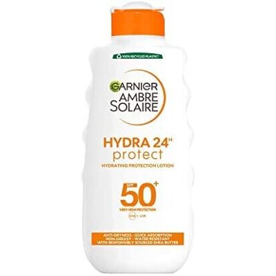 Garnier - Ambre Solaire Hydra - SPF50 - Sunscreen lotion Garnier - Ambre Solaire Hydra - SPF50 - Sunscreen lotion