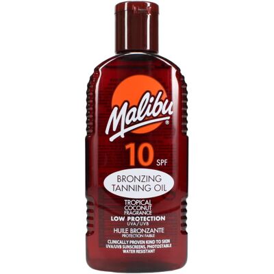 Malibu Brand Model - SPF10 Protection - Tanning Oil Malibu Brand Model - SPF10 Protection - Tanning Oil