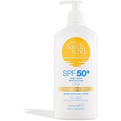Bondi Sands SPF 50+ Fragrance Free - Sunscreen Lotion Value Pump Pack 500mL Bondi Sands SPF 50+ Fragrance Free - Sunscreen Lotion Value Pump Pack 500mL