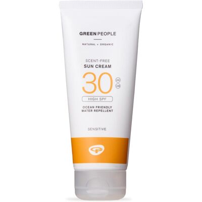 Green People Scent Free Sun Cream SPF30 200ml Natural Organic Eczema Friendly Sensitive Skin Green People Scent Free Sun Cream SPF30 200ml Natural Organic Eczema Friendly Sensitive Skin