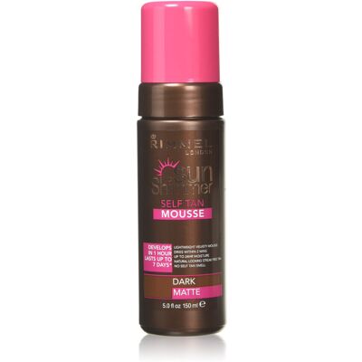 Rimmel Sunshimmer Self Tan Mousse, Dark Matte Rimmel Sunshimmer Self Tan Mousse, Dark Matte