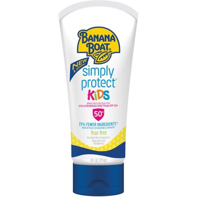 Banana Boat Simply Protect Mineral-Based Sunscreen Lotion for Kids SPF 50+ Tea Banana Boat Simply Protect Mineral-Based Sunscreen Lotion for Kids SPF 50+ Tea