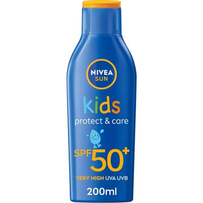 Nivea Sun Kids Sunscreen Lotion, Protect & Care, SPF 50+, 5in1 Skin Protection, Nivea Sun Kids Sunscreen Lotion, Protect & Care, SPF 50+, 5in1 Skin Protection,