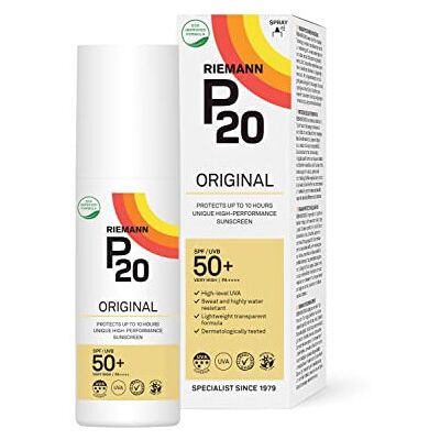 RIEMANN P20 SPF50+ Spray, 100ml, High UVA Protection RIEMANN P20 SPF50+ Spray, 100ml, High UVA Protection