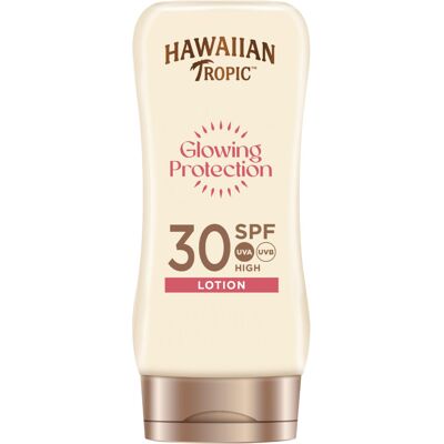 Hawaiian Tropic Glowing Protection Sunscreen Lotion SPF 30 UVA plus UVB Protecti Hawaiian Tropic Glowing Protection Sunscreen Lotion SPF 30 UVA plus UVB Protecti