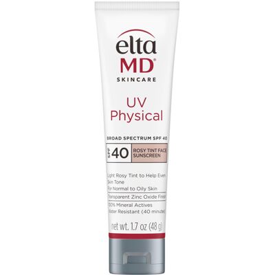 EltaMD UV Physical Rosy Tint Sunscreen for Face SPF 41 Antixoidant Tinted Sunsc EltaMD UV Physical Rosy Tint Sunscreen for Face SPF 41 Antixoidant Tinted Sunsc