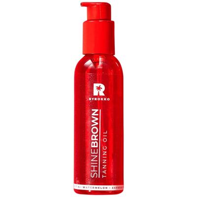 BYROKKO Shine Brown Watermelon Tanning Accelerator Oil (145ml) Premium Oil for T BYROKKO Shine Brown Watermelon Tanning Accelerator Oil (145ml) Premium Oil for T