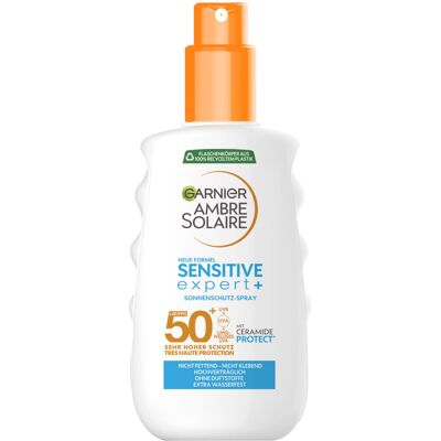 Garnier Ambre Solaire Sensitive expert+ SPF 50 Sunscreen spray Garnier Ambre Solaire Sensitive expert+ SPF 50 Sunscreen spray