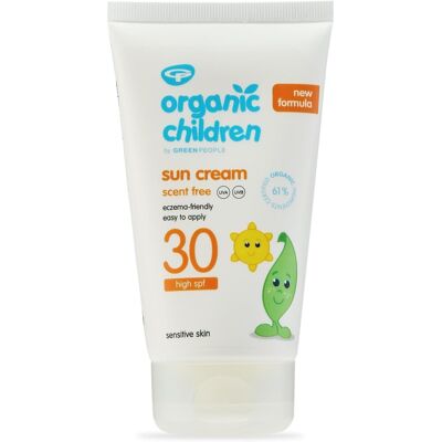 Green People Organic Children Sun Cream SPF30 - Scent Free, Natural Sunscreen - Green People Organic Children Sun Cream SPF30 - Scent Free, Natural Sunscreen -