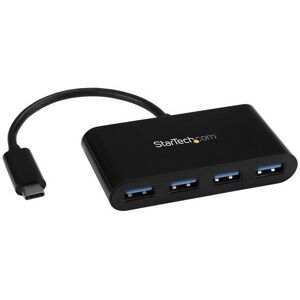 StarTech.com 4-Port USB-C Hub - USB-C to 4x USB-A - USB 3.0 Hub - Bus Powered StarTech.com 4-Port USB-C Hub - USB-C to 4x USB-A - USB 3.0 Hub - Bus Powered